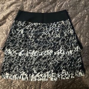 Ann Taylor mini skirt with fringe